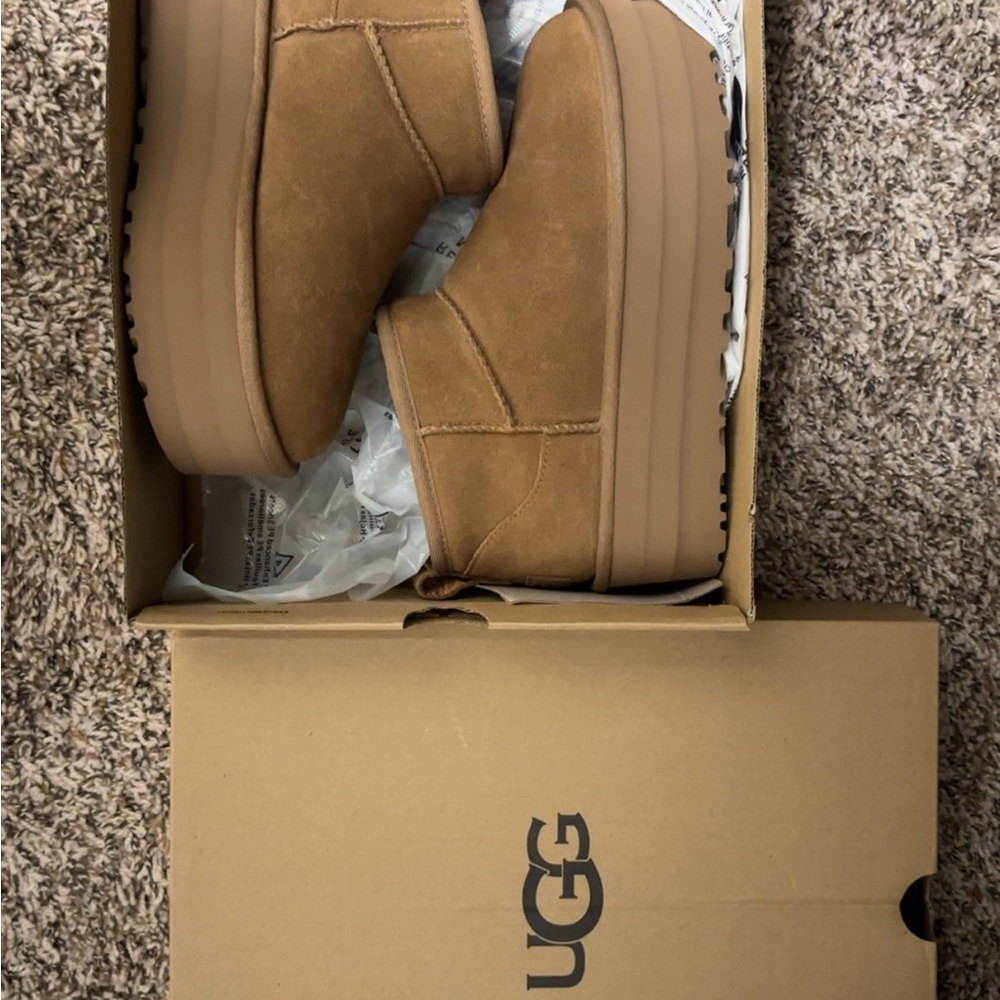 UGG women’s Brown Platform Boots